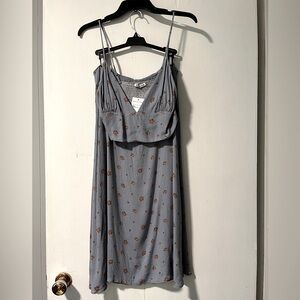 Reformation floral skirt set with a bralette